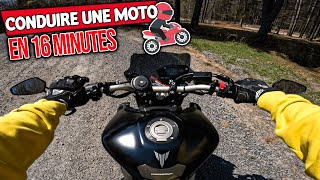 Apprendre à CONDUIRE une MOTO en 16 MINUTES!