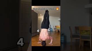 Easy learn handstand toutorial #fitness #calisthenics #motivation #trrndingshorts #ytshorts #viral
