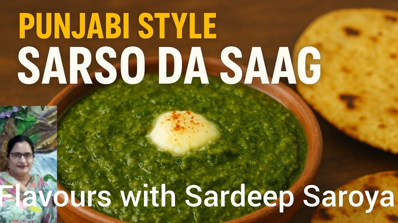 Winter Special Sarso Da Saag!  Healthy Green Recipe