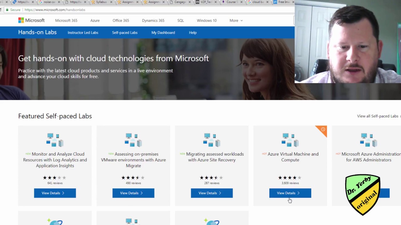 Getting started with Azure Microsoft online labs YouTube