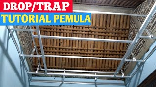 Cara membuat rangka PLAFON PVC DROP CEILING / bertingkat