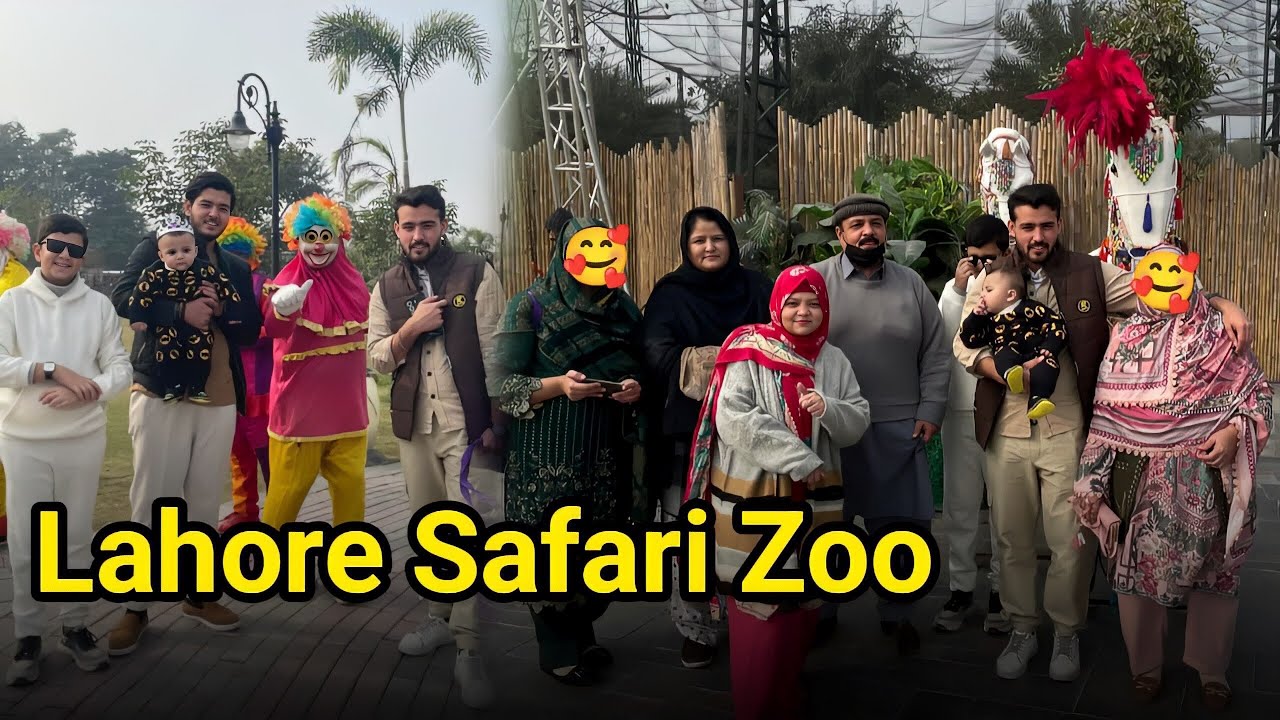 Lahore Safari Zoo Ka Visit Kia ❤️Papa Aur Phopho Be Lion🦁Kay Pinjray Main😨Bohat Enjoy 😉Kia ..Part(1)