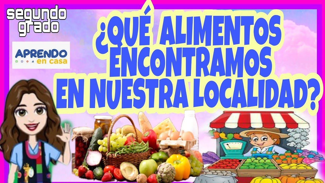 ¿QUÉ ALIMENTOS ENCONTRAMOS EN NUESTRA LOCALIDAD? DÍA 1 SEMANA 30