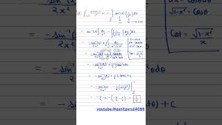 Integration questions solutions #calculus #class11Maths #class12Maths #cbsemaths #jeepreparation