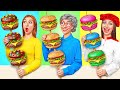 Tantangan Masakanku vs Nenek | Ide Gila Untuk Memasak oleh Multi DO Challenge
