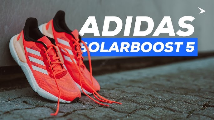 Tênis Solarboost 5 Adidas - Cinza+Vermelho