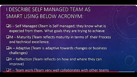 What is a SMART Team | Scrum Self Organised Team |Agile Self Managed team | SAFe Agile teams #scrum