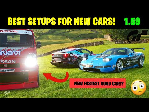 GT7's GREAT 1.59 Update - Corvette Z06 C5 / 812 Superfast / Suzuki Carry / Honda CRV - BEST Setups