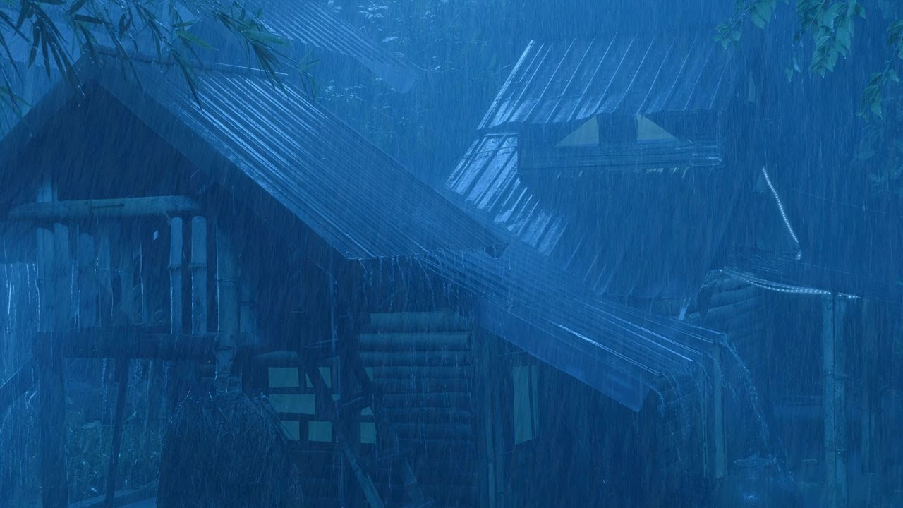 End Insomnia FAST with Real Rain & Loud Thunder on an Old Tin Roof ASMR