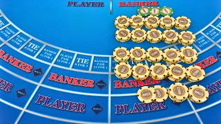 I WON OVER $1,000,000 WITH FIVE INCREDIBLY LUCKY BACCARAT TIE BETS!