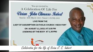Celebration Service for the life of Vivian J  C  Imbert