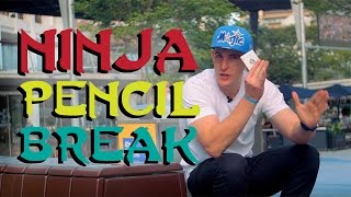 Free Magic Tricks : Ninja Pencil Break : Magic Revealed(Become A PRO Magician Today! http://ProMagicLive.com What's Up!? So in today's video I show you a cool trick where you snap a pencil in half using a playing ..., 2015-12-21T22:11:22.000Z)