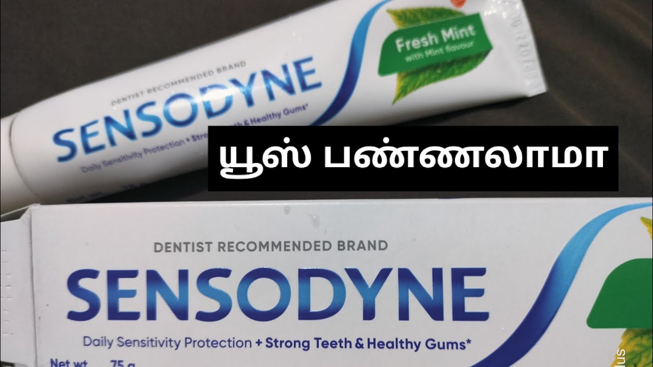 sensodyne toothpaste review in Tamil YouTube
