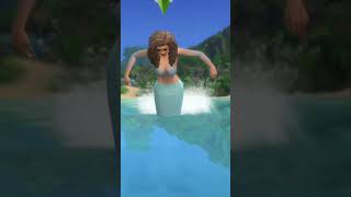 Special things mermaids can do in the sims 4 - island living #sims4 #thesims4 #mermaid