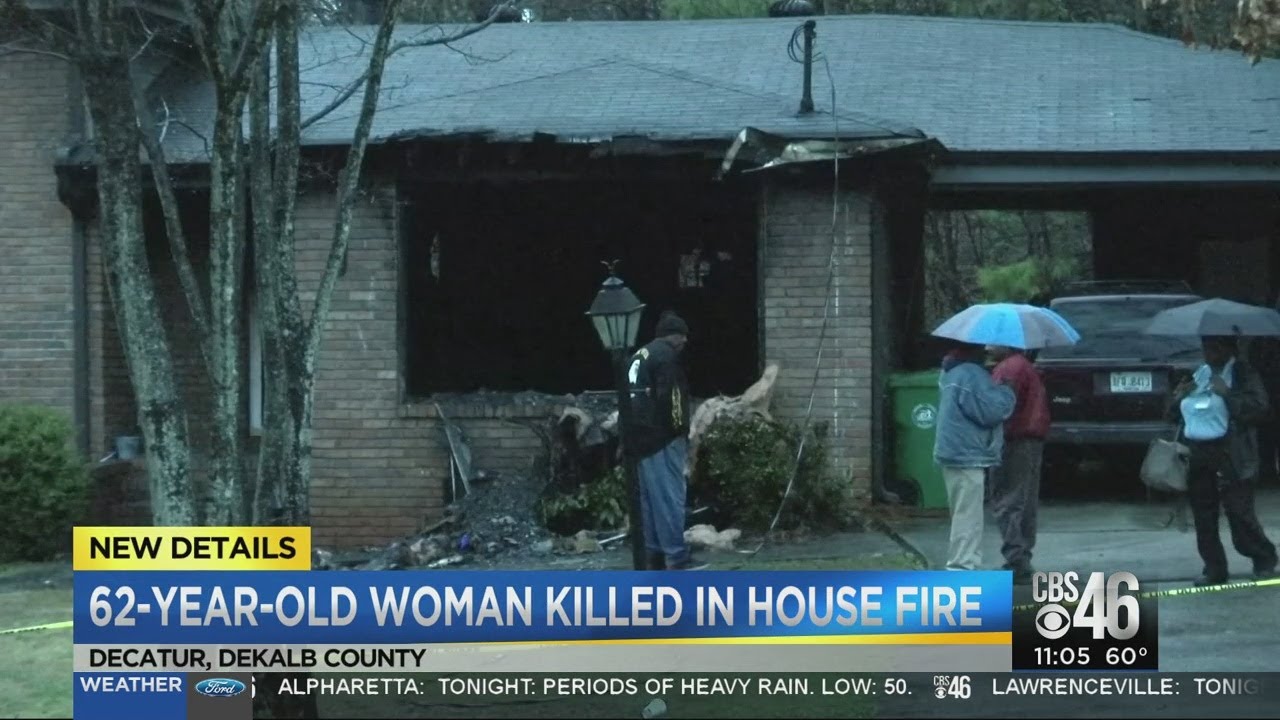 Woman killed in Decatur house fire - YouTube