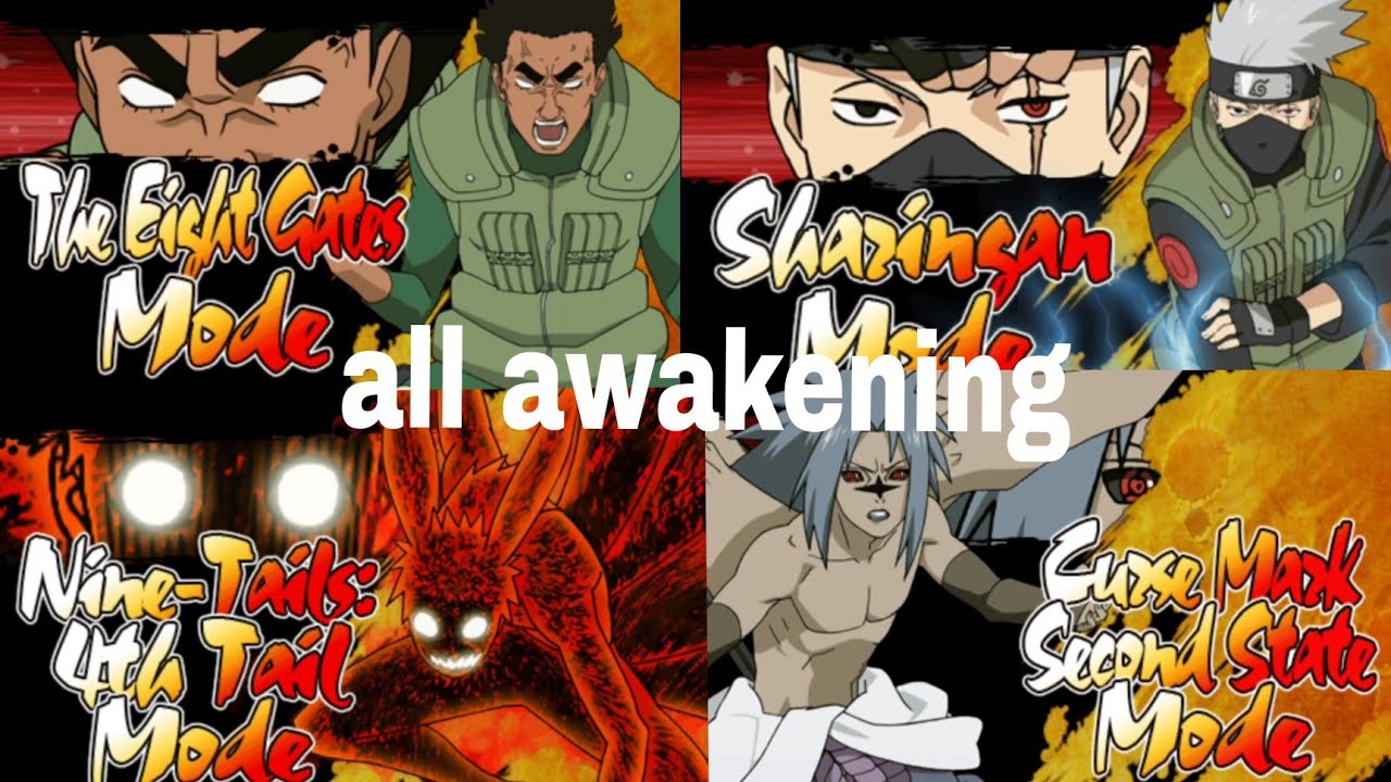 Naruto Shippuden ultimate Ninja impact all awakening