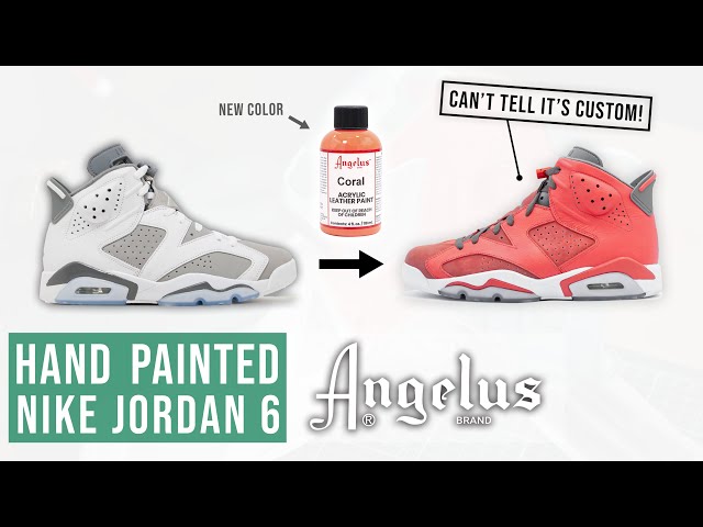 MAJOR SHOE MAKEOVER  DIY Painting Dirty Shoes Using Angelus Acrylic  Leather Paint 