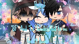 Video thumbnail of "“Help!”||BF and Ex handcuffed to me for 24 hours||Gacha life"