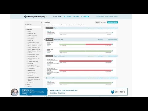 Spinnaker Training Video #3: How to create pipelines to deploy applications
