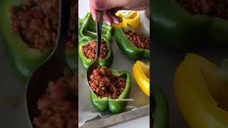 Italian Sausage Stuffed Peppers 💕 a simple recipe that’s completely packed with flavor! #easyrecipe Italian Sausage Stuffed Peppers 💕 a simple recipe that’s completely packed with flavor! #easyrecipe