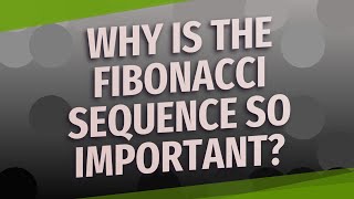 Why is the Fibonacci sequence so important?