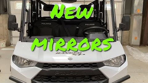Kemimoto mirror install, 2022 Polaris Ranger.