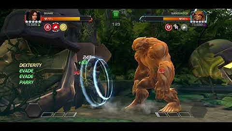 Day 1 Map 7 Sascrotch Mini with Quake | AQ | Marvel Contest of Champions