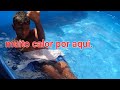 DOMINGO DE MUITO CALOR ☀DIA DE PRAIA E PISCINA .