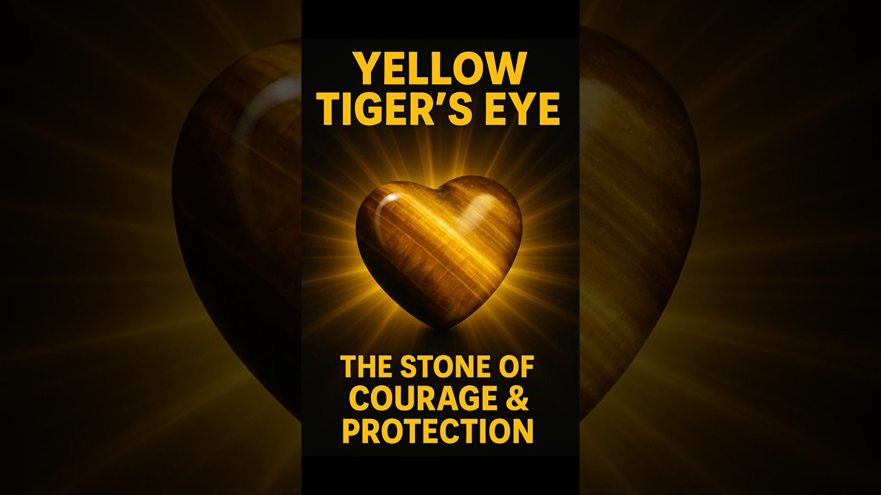Yellow Tiger’s Eye – The Stone of Courage & Protection 🐅✨