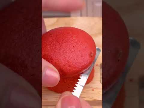 Satisfying Miniature Strawberry Cake Decorating #YumupMiniature