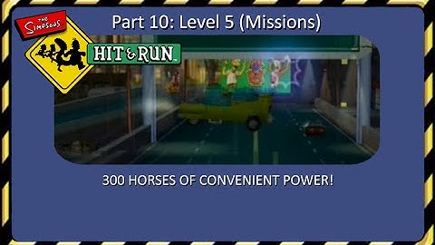 Xin Plays: Simpsons Hit And Run (PS2) Part 10: Level 5 (Missions)