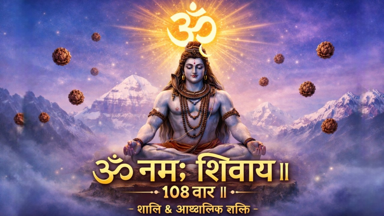 पंचाक्षरी मंत्र ॐ नमः शिवाय | Om Namah Shivaya 108 Times | Monday Special Lord Shiva Bhakti Songs
