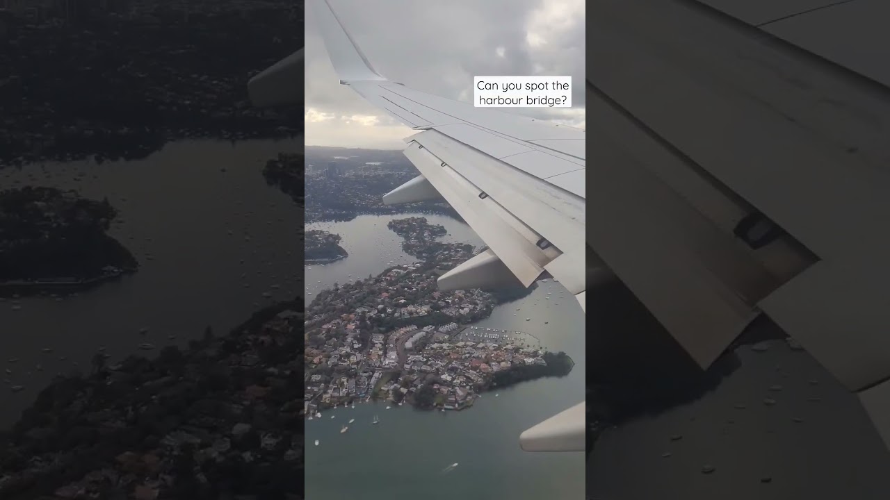Flying above Sydney NSW 