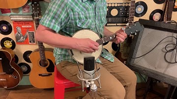1890s Cole banjo-mandolin (modified to 4-string banjolin or melody banjo)