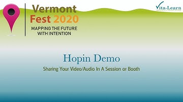 Hopin - Sharing your video/audio during a session as an attendee