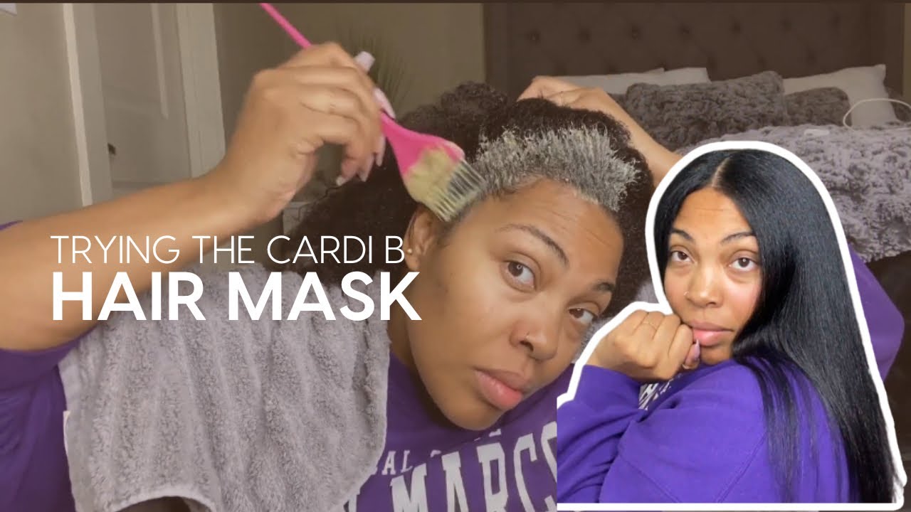 Cardi B Hair Mask| Does It Really Work? Insane Results 