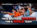 Twin brothers wrestle off for u17 freestyle world team