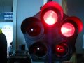 特殊信号機を2つ作動してみた　鉄道博物館にて