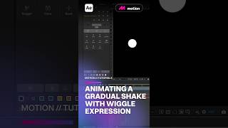 Animate a Gradual Shake With This Wiggle Expression! #aftereffects #tutorial #motiongraphics