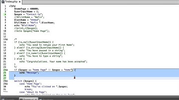 PHP5, HTML & CSS Web Project | Logical AND, Logical OR Operators & Default Statement | Part-17