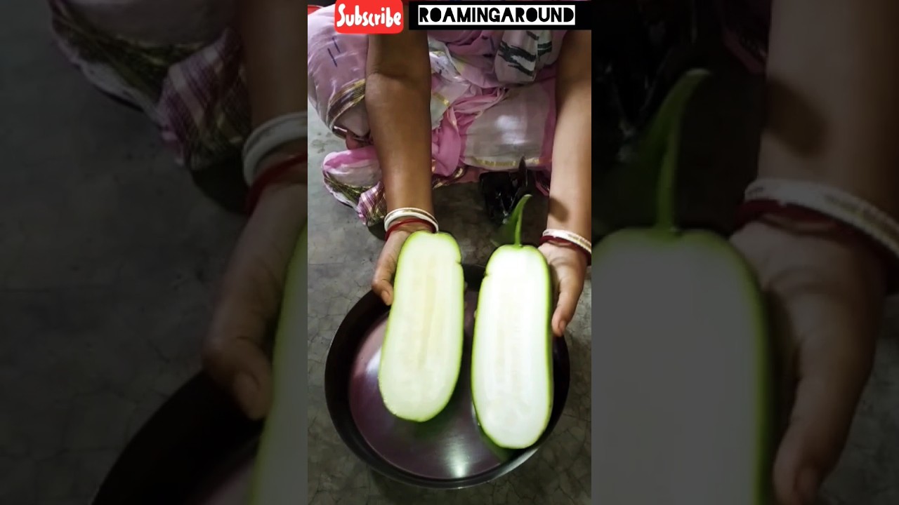 How to cut wax gourd in easy steps(Baninacasa Cerifera)//চালকুমড়া কাটার সঠিক নিয়ম ও পদ্ধতি 