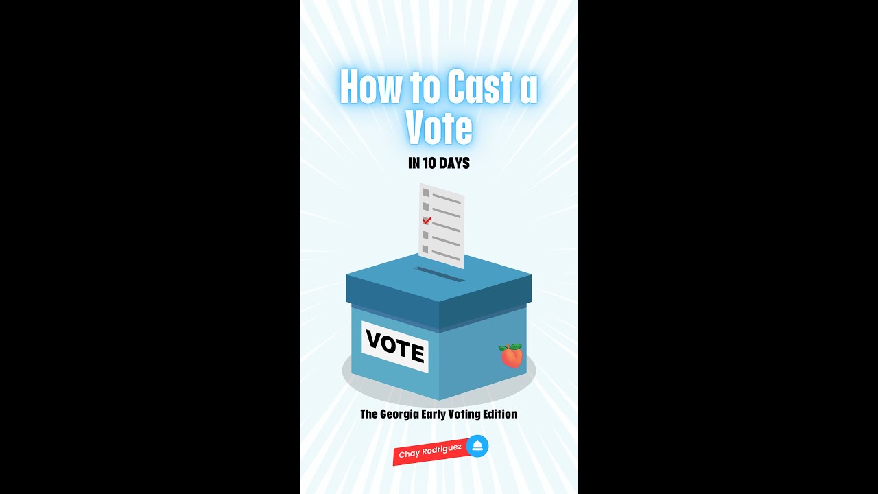How to Cast a Vote in 10 Days: Georgia Early Voting Edition - YouTube
