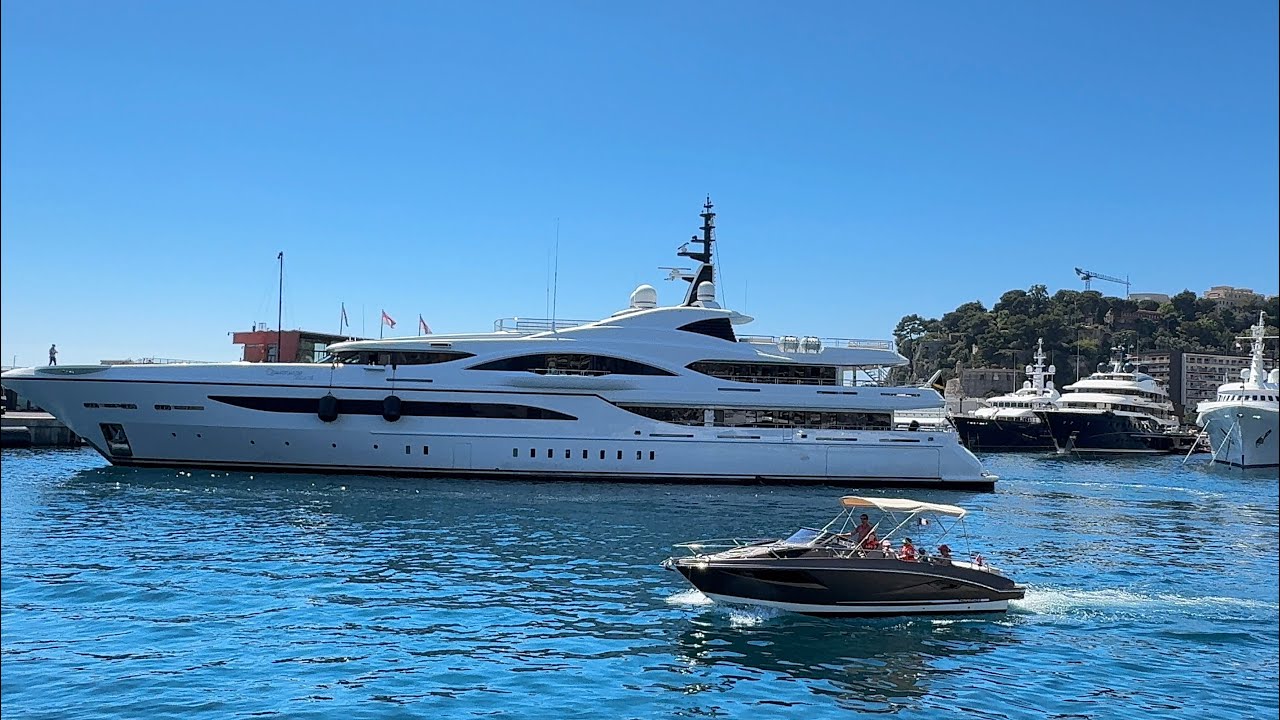 Monaco Superyacht, MegaYacht arrival at E-Prix 2025 