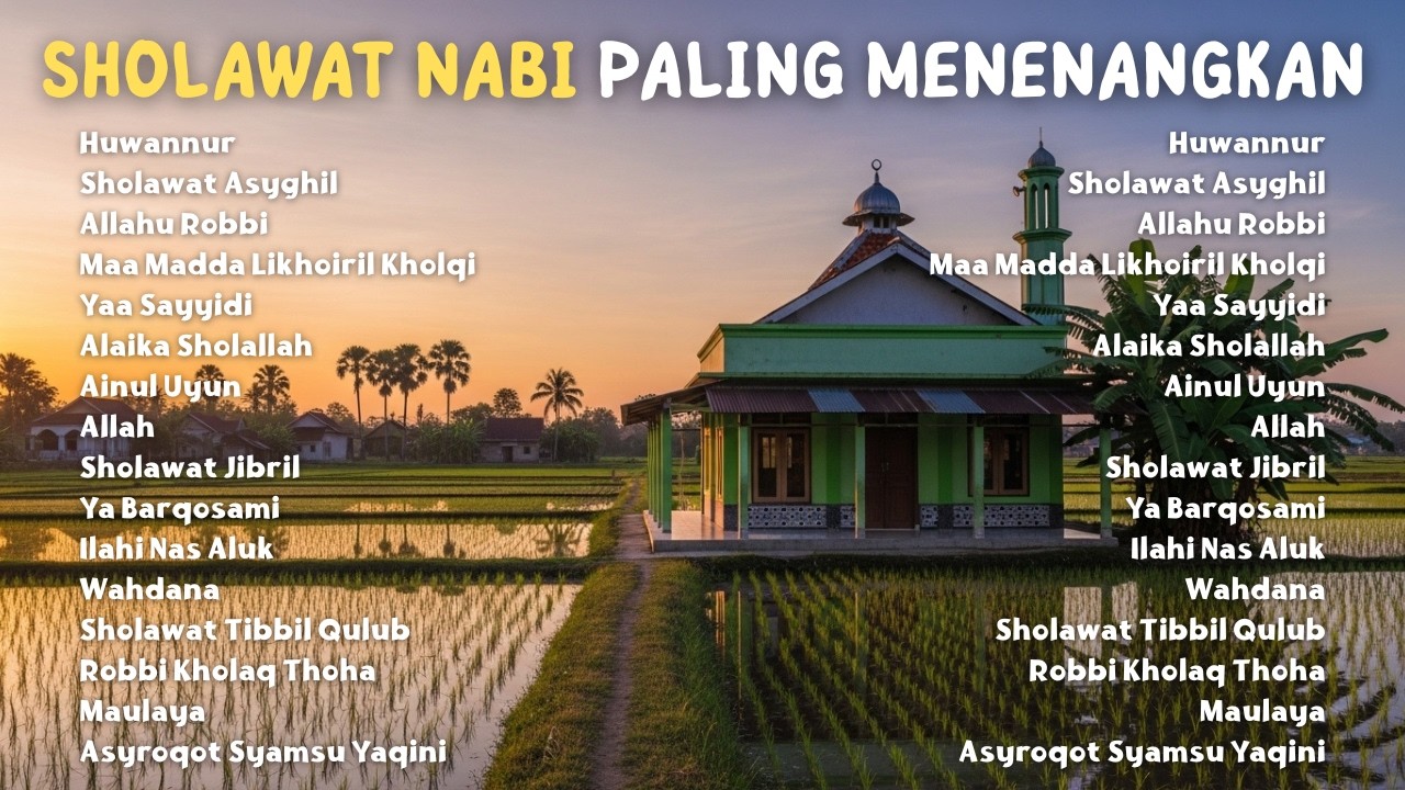 Sholawat Asyghil | Sholawat Nabi Paling Adem & Menenangkan 🌙✨ | Sholawat Merdu Penyejuk Hati