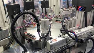 Automatic Industri Equip Production Assembly Line Machine For Switch