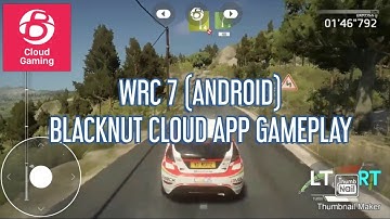 WRC 7 (ANDROID) BLACKNUT CLOUD APP GAMEPLAY