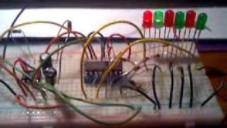 Effetto supercar a 6 led con 555 & 4017 senza PIC no sci