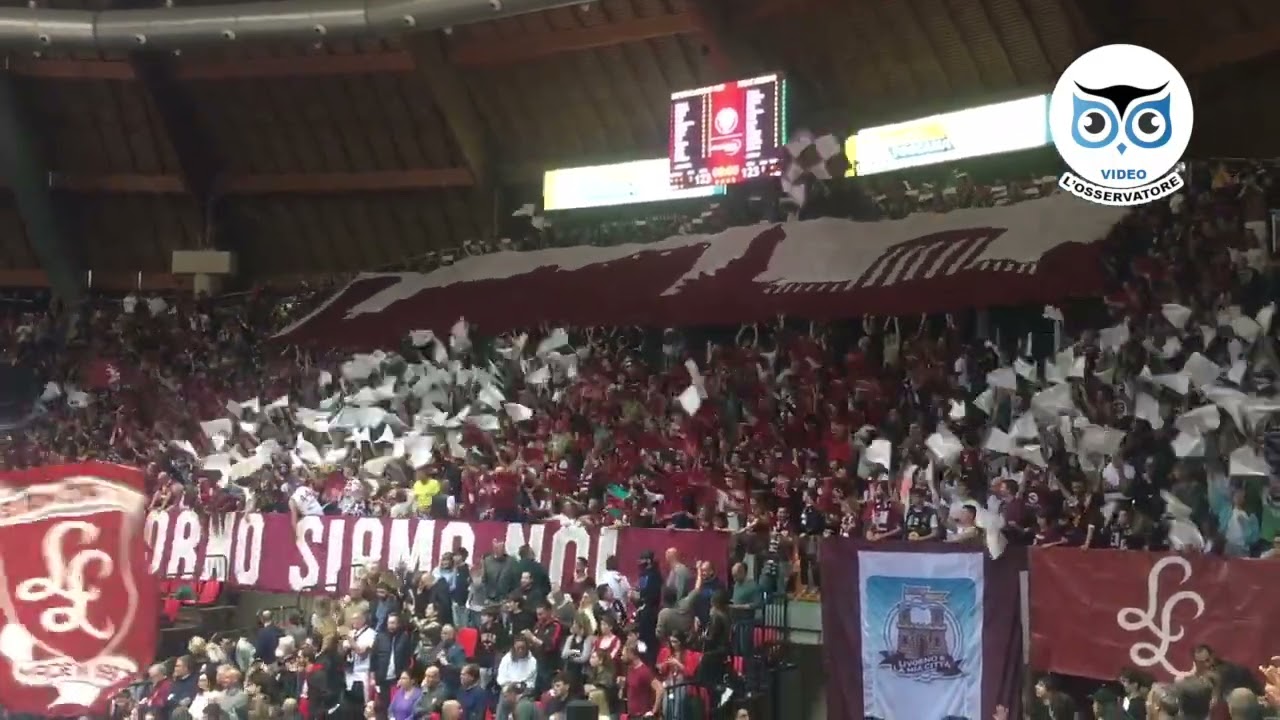 Basket, il derby di Livorno (5 aprile 2023): il tifosi della Libertas Livorno 1947