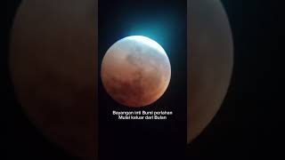 DETIK DETIK BERAKHIRNYA PUNCAK GERHANA BULAN TOTAL | BULAN DARAH | AKHIR GERHANA