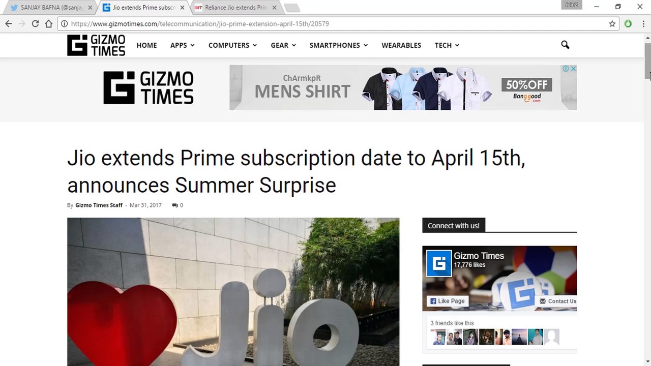 JIO SUMMER OFFER LAUNCHED- JIO TILL JULY